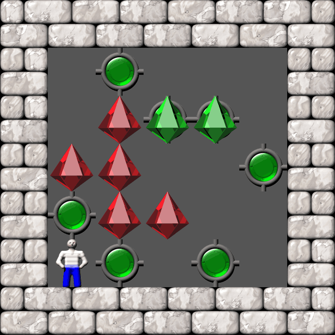 Sokoban Cosmac 7 level 4